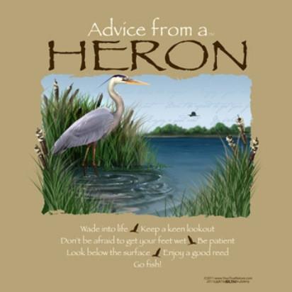 Advice from a Great Blue Heron T-Shirt
