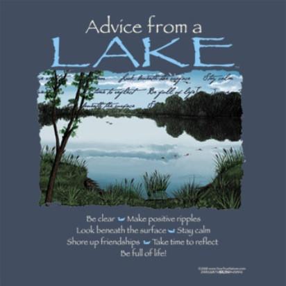 Advice from a Lake T-Shirt
