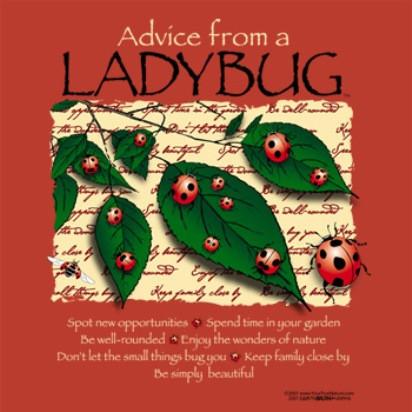 Advice from a Ladybug T-Shirt - Ladies Cut