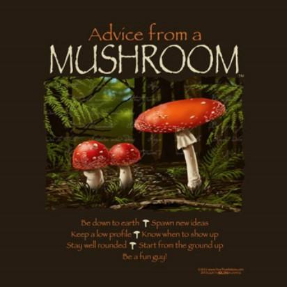 Advice from a Mushroom T-Shirt