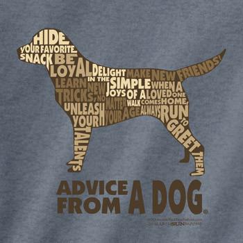 Advice from a Dog Outline T-Shirt