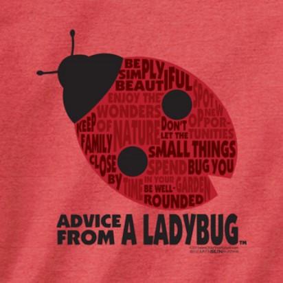 Advice from a Ladybug Outline T-Shirt