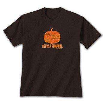 Advice from a Pumpkin Outline T-Shirt
