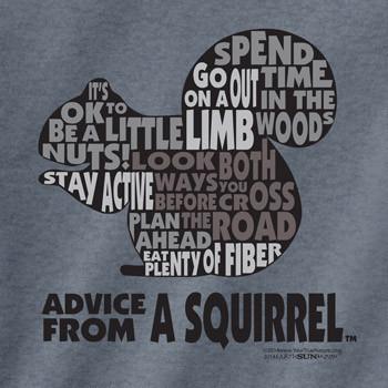Advice from a Squirrel Outline T-Shirt