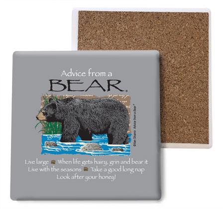 Advice from a Bear Coaster Set yourturenature demo