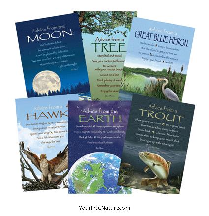 Advice from Nature Mini Poster Set